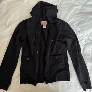 Juicy Couture Black Hooded Sweatshirt